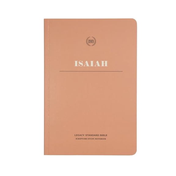 Steadfast Bibles 292424 LSB Legacy Standard Bible Scripture Study Notebook - Isaiah - Softcover