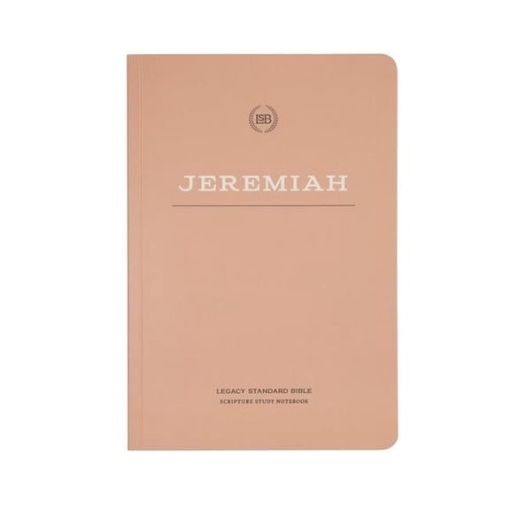 Steadfast Bibles 292426 LSB Legacy Standard Bible Scripture Study Notebook - Jeremiah - Softcover