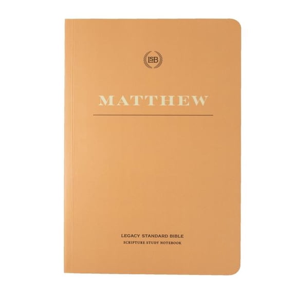 Steadfast Bibles 312928 LSB Legacy Standard Bible Scripture Study Notebook - Matthew - Softcover
