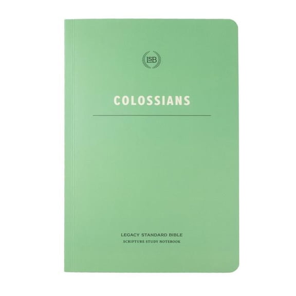 Steadfast Bibles 312944 LSB Legacy Standard Bible Scripture Study Notebook - Colossians - Softcover