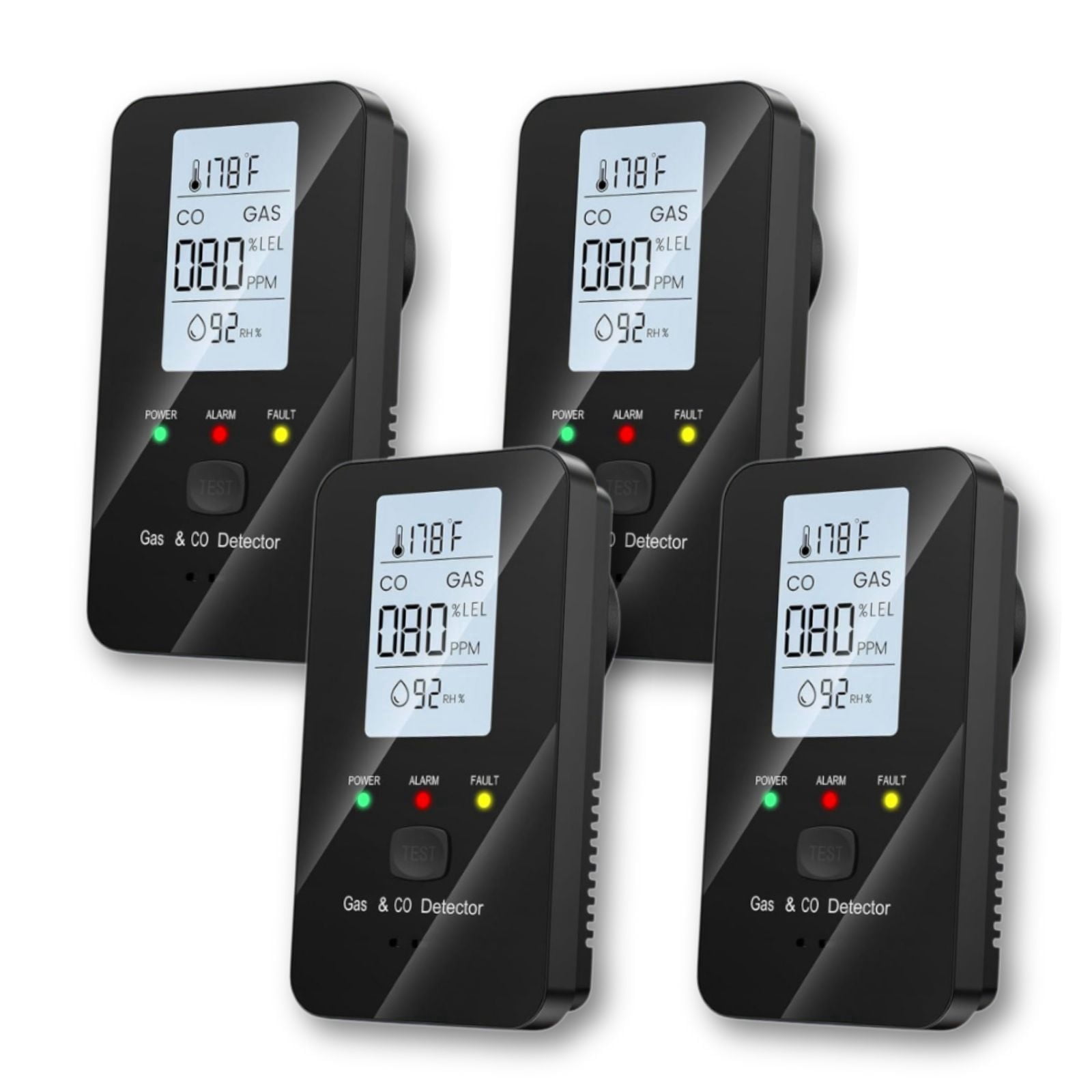 Steadfast Haven Pro Detector, 2026 New 4-in-1 Plug in Detector with HD Digital Display, for Home, Kitchens, Hotel
