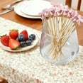 thumbnail image 1 of Steadline 100-Piece Disposable Bamboo Skewers for Fruit Platter and Sandwich Fixing - Wooden Cocktail Garnish Sticks for Valentine's Day Party and Holiday Celebration, 1 of 8