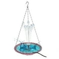 thumbnail image 1 of Steadline 2024 New Solar Floating Fountain with Hanging Bird Feeder - Outdoor Garden Decoration Water Spray Feature with 4 Nozzles - Plastic & Metal Construction - Easy Installation Bird Bath, 1 of 3
