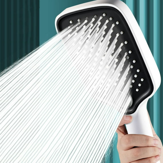 Steadline 3 Mode Pressurized Handheld Shower Head with Easy Switch Function - Lightweight Design for Comfortable Grip and Universal Installation