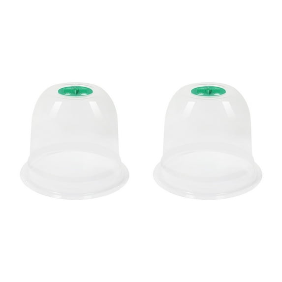 Steadline 3 Pack Plant Greenhouse Covers with Ventilation Holes Plastic Plant Protectors for Indoor and Outdoor Use Temperature Control Solution for Seedlings and Small Plants