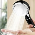 thumbnail image 1 of Steadline 4 Mode Pressurized Shower Head with Water Saving Design - Self-Cleaning Nozzles with Carbon Fiber Construction for Refreshing Bath Experience, 1 of 8