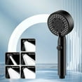 thumbnail image 1 of Steadline 5 Mode Turbocharged High Pressure Shower Head with Visible Turbo Fan - One Hand Operation with Water Saving Pause Function and Universal Installation for All Bathrooms, 1 of 9