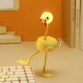 thumbnail image 1 of Steadline Adjustable Bendable Mini Chicken Rechargeable Night Light 500mAh 3 Brightness Modes,Cute Shape USB Charging Lamp,Soft Safe Decor Light For Kids Bedroom Christmas Ornament(Yellow), 1 of 8