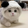 thumbnail image 1 of Steadline Adorable Bear-Shaped Pet Costume Hat - Adjustable Elastic Headband for Small Medium Cats Dogs - Seasonal Dress Up Accessory for Holiday Parties and Photo Shoots, 1 of 6
