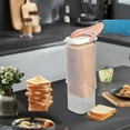 thumbnail image 1 of Steadline Airtight Bread Storage Container With Clear Lid - Plastic Loaf Keeper For Freshness Preservation Space Saving Kitchen Organizer For Countertop And Pantry Use 34x13x13 Centimeters, 1 of 9