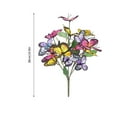 thumbnail image 1 of Steadline Artificial Butterfly Flower Bouquet Wedding Decoration Creative Floral Arrangement for Home Party Decor Wall Table Centerpiece Fake Flowers for Indoor Outdoor Display, 1 of 3
