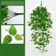 thumbnail image 1 of Steadline Artificial Pothos Wall Hanging with Realistic Leaf Texture Indoor Home Decoration Green Vine Display Flexible Shape Adjustment No Watering Needed Long Lasting, 1 of 8
