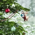 thumbnail image 1 of Steadline Christmas Sheep Ornament Acrylic Cute Sheep Christmas Ornament with Hanging Rope for Tree Decoration Wall Display Gift Giving and Festive Celebration, 1 of 4