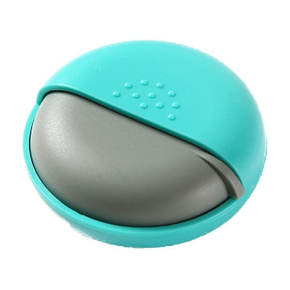 Steadline Compact Medicine Organizer With Push Pull Lid - Portable Pill Box For Daily Medication Storage Lightweight Plastic Construction With Single Compartment Design 2.75x2.75x0.78 Inches
