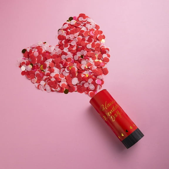 Steadline Confetti Cannon Party Popper with Multiple Color Options Pneumatic Launching System for Birthday Wedding Celebration New Year Graduation Festive Event Decoration and Fun