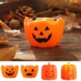 thumbnail image 1 of Steadline Decor Light,Plastic Pumpkin Shaped Candle Lamp With Soft Glow,Seasonal Ornament For Porch,Tabletop And Holiday Party Arrangement, 1 of 8