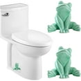 thumbnail image 1 of Steadline Decorative Toilet Bolt Cover - Ceramic Frog Shaped Bathroom Accessory With Glossy Finish For Toilet Seat Protection And Home Styling With Easy Installation And Hygienic Design, 1 of 5