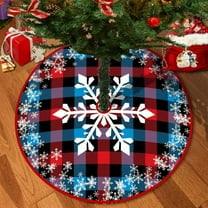Steadline Elegant Printed Tree Skirt - Holiday Base Cover with Delicate Patterns for Artificial Christmas Tree and Gift Presentation to Enhance Festive Display During Winter Season