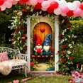 thumbnail image 1 of Steadline Festive Valentine's Day Door Cover Decoration with Heart Patterns - Durable Polyester Fabric Wall Hanging for Home Party and Holiday Interior Design, 1 of 7