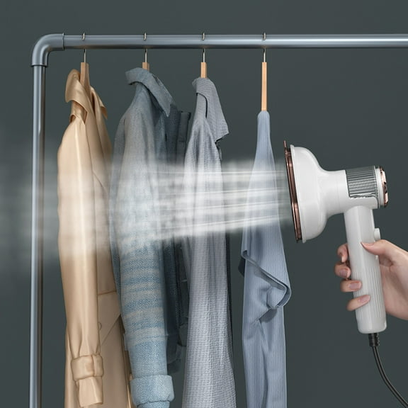 Steadline Foldable Portable Handheld Steamer with 180° Rotation - Compact Travel Garment Care System for Wrinkle Removal On-The-Go