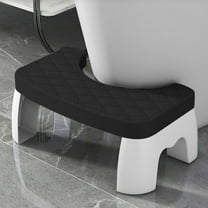 Steadline Foldable Toilet Step Stool Squatting Assistance for Bathroom Potty Stackable Design Comfortable Height Adjustable Footrest Home Health Essential