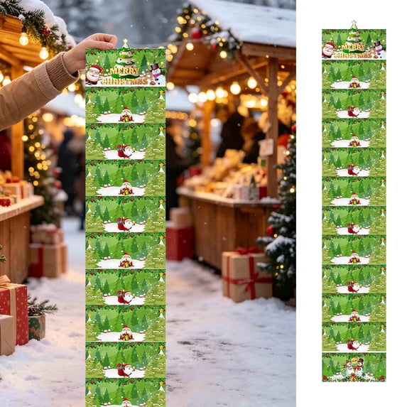 Steadline Folding Holiday Envelope,Christmas Themed Surprise Pouch With 10 Card Slots,Thick Paper Construction,Interactive Game Prop And Gift Container For Family Gatherings(Green)