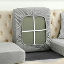 Steadline Full Protection Sofa Cover - Scratch Resistant Furniture Protector With Non-Slip Backing And Stretch Fit Design For Living Room And Pet Owners With Machine Washable Polyester Fabric