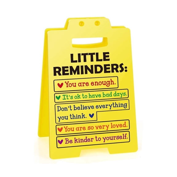 Steadline Funny Office Desk Sign with Humorous Quotes - Motivational Workplace Decor for Coworkers Boss Day Gifts - Creative White Elephant Gift Exchange Idea