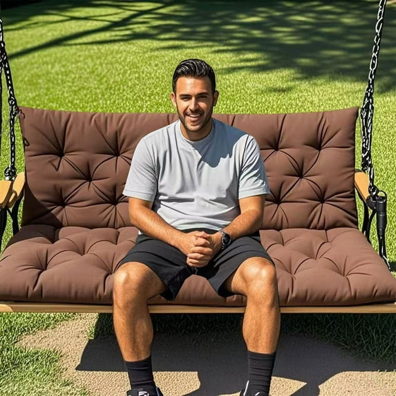 Steadline Hanging Bench Cushion Premium Garden Bench Cushion with Durable Fabric - Outdoor Comfort Pad for Swing and Patio Furniture