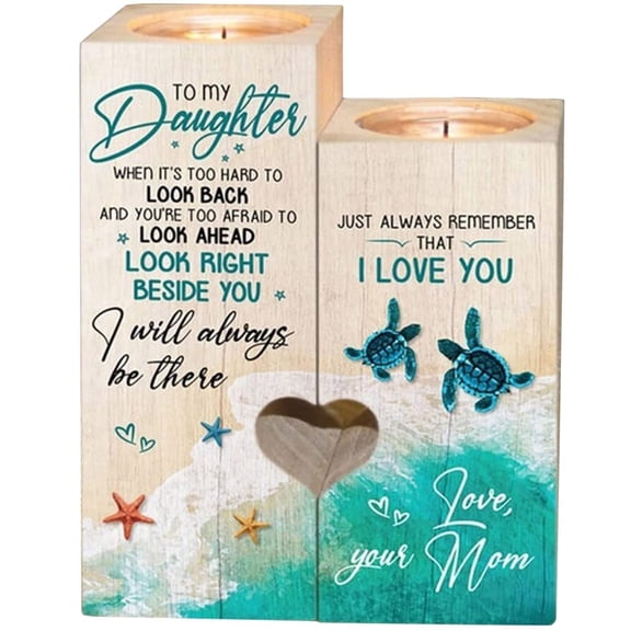 Steadline Heart Cutout Wooden Candle Holder Romantic Valentine's Day Decor for Dining Table with Tea Light Feature Unique Holiday Gift for Couples Anniversary