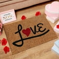 thumbnail image 1 of Steadline Heart Shaped Valentine's Day Doormat Romantic Home Decor for Entryway with Absorbent Design Unique Non-Slip Mat Gift for Couples Holiday Celebration, 1 of 3