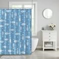 thumbnail image 1 of Steadline Heavy Duty Waterproof Shower Curtain - Mold Resistant Bathroom Partition - No Drill Installation with Hooks - Extra Large Size for Full Coverage, 1 of 6