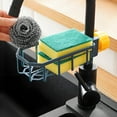 thumbnail image 1 of Steadline Kitchen Faucet Organizer Multi-Functional Drain Storage Rack Sponge Cloth Soap Holder Stainless Steel Kitchen Organizer Sink Side Storage Solution(Blue), 1 of 7