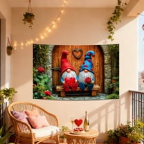 Steadline Large Valentine's Day Tapestry Wall Hanging for Bedroom Living Room Dorm Decor - Soft Polyester Fabric Seasonal Home Decoration with Romantic Theme