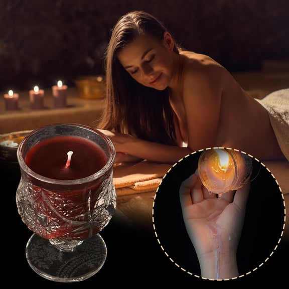 Steadline Low Temperature Coconut Wax Candles with Glow Feature for Romantic Ambiance Body Safe Massage Wax Play Soy Based Formula Safe Temperature