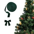 thumbnail image 1 of Steadline Luxury Christmas Velvet Ribbon - Elegant Flock DIY Craft Material for Gift Wrapping and Tree Decoration to Enhance Holiday Display During Winter Celebration, 1 of 7