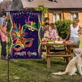 thumbnail image 1 of Steadline Mardi Gras Garden Flag with Colorful Carnival Patterns for Outdoor Patio and Yard Decorations Festive Polyester Banner for Holiday Celebrations and Spring Parties Vibrant Outdoor Decor, 1 of 7