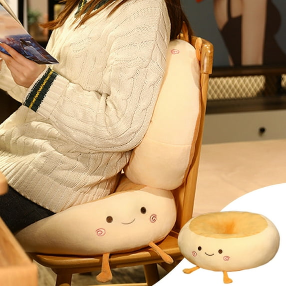 Steadline Memory Foam Seat Cushion for Office Chair,Thickened Floor Sitting Pillow,Comfortable Tush Cushion for Long Hours,Washable Non-Slip Chair Pad for Home and Work