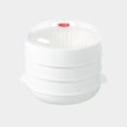thumbnail image 1 of Steadline Microwave Safe Plastic Steamer Basket with Ventilation Holes Stackable Vegetable Seafood Cooker Healthy Cooking Essential Quick Meal Prep Kitchen Gadget Space Saving Design, 1 of 2