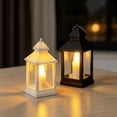 thumbnail image 1 of Steadline Mini Retro LED Kerosene Lantern,Portable Electronic Candle Night Light With Hanging Ring,Compact Smokeless Decor Ornament For Shelf Window Display Holiday Craft And Indoor Scene Styling, 1 of 9