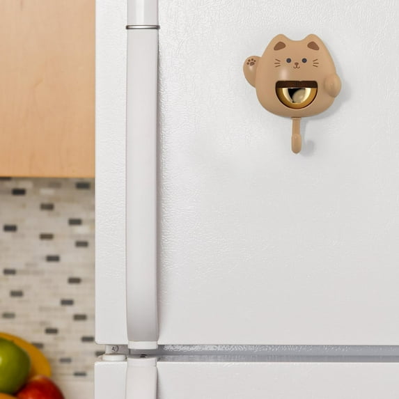 Steadline New Cute Cat Magnetic Doorbell Brass with Hook Wind Chime Pendant Decorative Entrance Door Bell Home Decor