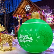 Steadline Outdoor Inflatable Christmas Ornament - Durable PVC Holiday Decor with Hanging Loop for Garden Yard and Seasonal Display to Create Magical Winter Wonderland Atmosphere