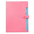 thumbnail image 1 of Steadline Pastel Color A5 Document Folder 5-Pocket Expanding File Organizer with Button Closure Office School Supplies Portable Paper Storage System Lightweight Design for Daily Use, 1 of 3