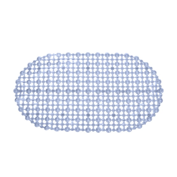 Steadline Perforated PVC Shower Mat with Drainage Holes - Non-Slip Textured Surface for Bathroom Safety - Eco-Friendly Design for Wet Areas