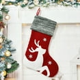 thumbnail image 1 of Steadline Personalized Embroidered Christmas Candy Stockings - Classic Holiday Decor for Fireplace and Tree Hanging - Spacious Gift Bags for Seasonal Treats and Small Presents, 1 of 6