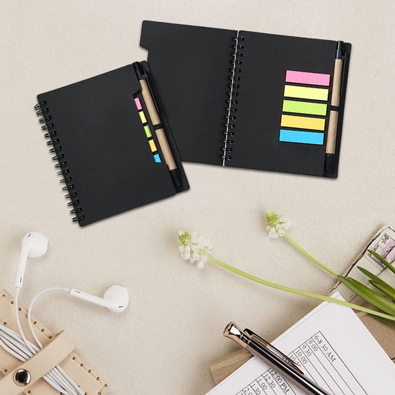 Steadline Pocket Notebook Journals with Pen,Mini Cute Small Journal Notebook,Bulk Hardcover Attached Writing Pad Memo for Office Classroom Supplies