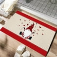 thumbnail image 1 of Steadline Polyester Valentine's Day Doormat Romantic Home Decor for Living Room with Non-Slip Backing Unique Holiday Floor Mat Gift for Couples Anniversary Present, 1 of 3