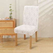 Steadline Premium Jacquard Dining Chair Cover - Elastic Full Coverage Slipcover for Kitchen and Dining Room - Non-Slip Stretchable Chair Protector - Washable Home Textile