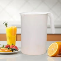 Steadline Premium Plastic Beverage Pitcher with Spout - Large Capacity Tea and Fruit Infusion Container for Refreshing Drinks Featuring Durable Construction and Easy-Pour Design