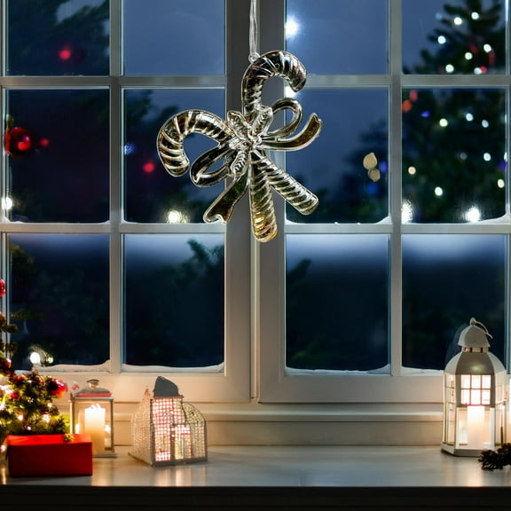 Steadline Prismatic Acrylic Holiday Pendant - Color Changing Christmas Decor with Light Reflective Design for Tree Display and Party Decoration to Create Enchanting Seasonal Ambiance